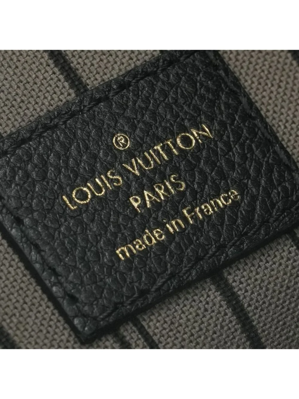 Louis Vuitton Mazarine MM Monogram Empreinte Tote Bag Black Gold